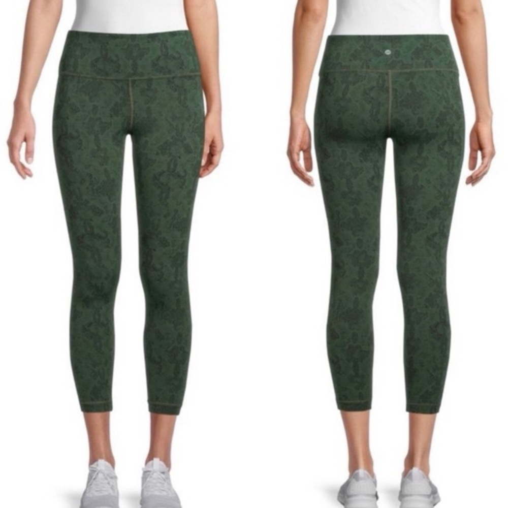 VINMIA black and green snake pattern leggings